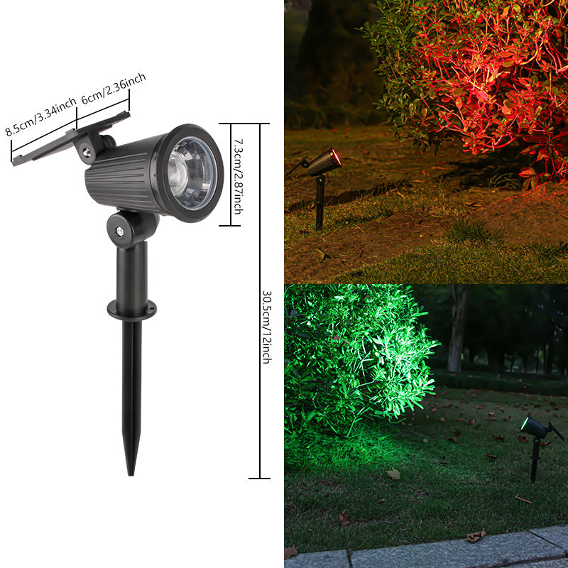 Outdoor Solar Adjustable LED Spike Spotlight for Garden Landscape Lighting | Kelmera