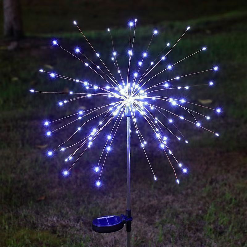 Outdoor Solar Firework Starburst LED Garden Stake Lights | Kelmera