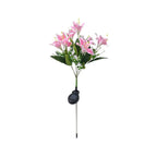 Outdoor Solar LED Glowing Lily Bouquet Plug Lights | Kelmera