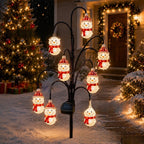 Outdoor Solar-Powered Reindeer LED String Light Garland | Kelmera