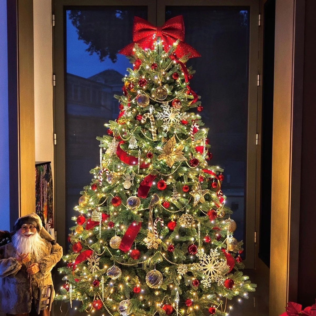 Outdoor Waterproof Micro LED Fairy Lights with Clear Star Wreath | Kelmera