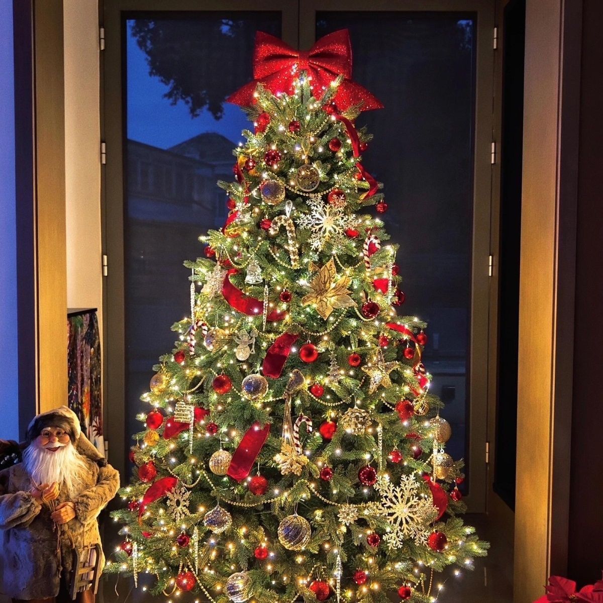 Outdoor Waterproof Micro LED Fairy Lights with Clear Star Wreath | Kelmera