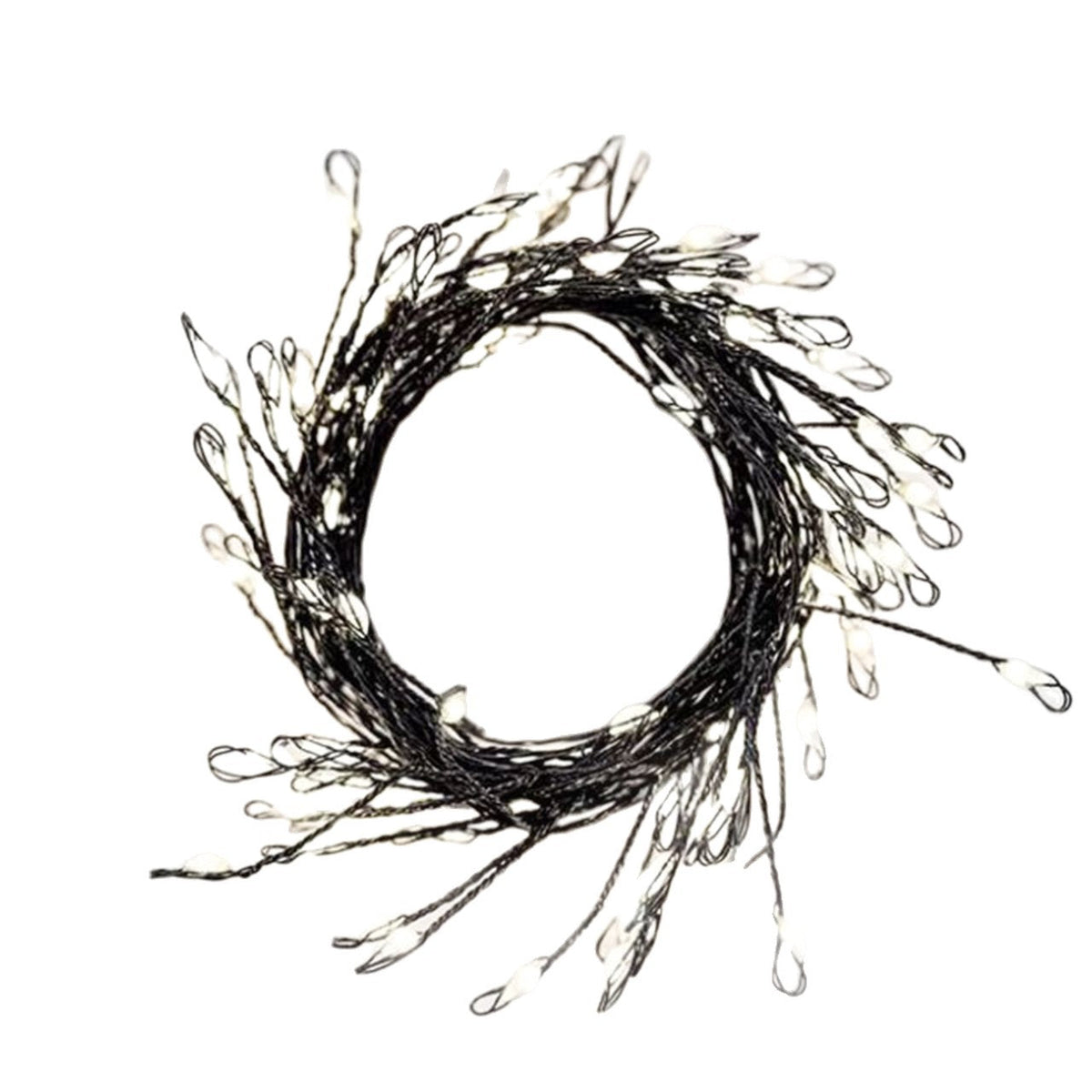 Outdoor Waterproof Micro LED Fairy Lights with Clear Star Wreath | Kelmera
