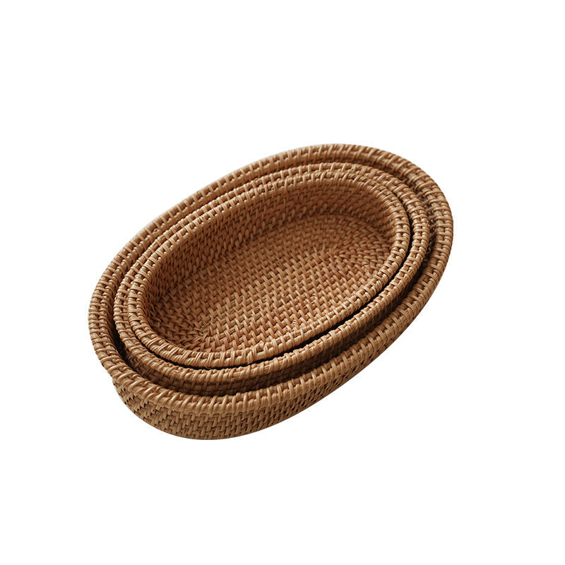 Oval Natur Basket made of Rattan | Kelmera