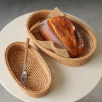 Oval Natur Basket made of Rattan | Kelmera