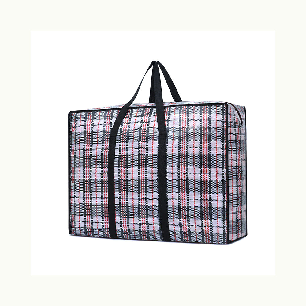 Oversized Checked Storage Tote | Kelmera