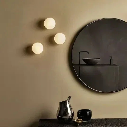 Palmela Glass Ball Wall Lamp