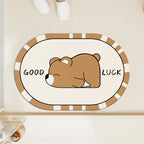 Panda-Themed Decorative Bath Mat | Kelmera