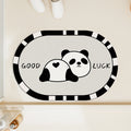 Panda-Themed Decorative Bath Mat | Kelmera
