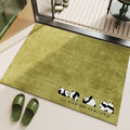 Panda-Themed Decorative Floor Mat | Kelmera