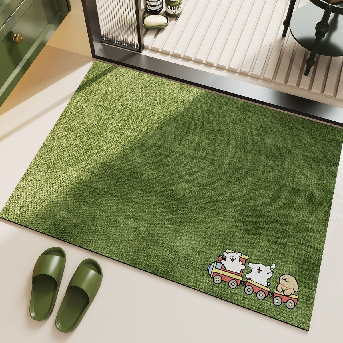 Panda-Themed Decorative Floor Mat | Kelmera
