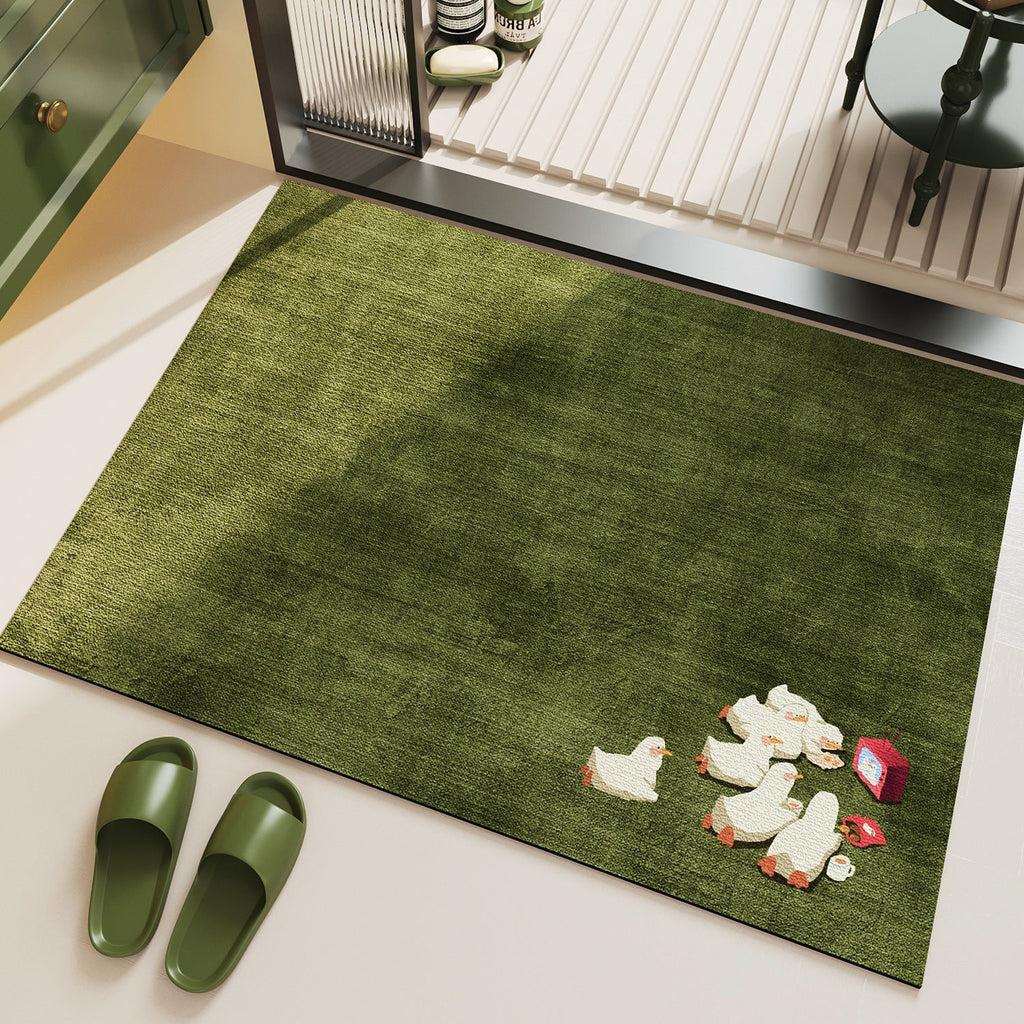 Panda-Themed Decorative Floor Mat | Kelmera