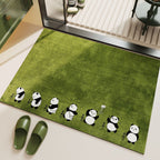 Panda-Themed Decorative Floor Mat | Kelmera