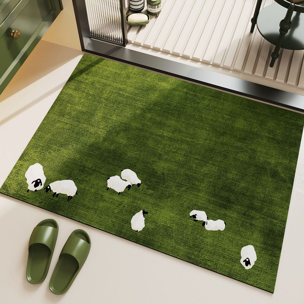 Panda-Themed Decorative Floor Mat | Kelmera