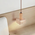 Valana Travertine Pendant Lamp-Kelmera