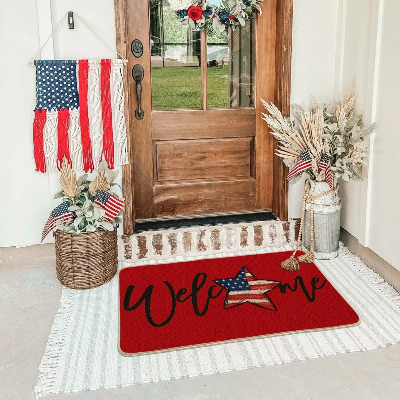 Patriotic Welcome Door Mat | Kelmera
