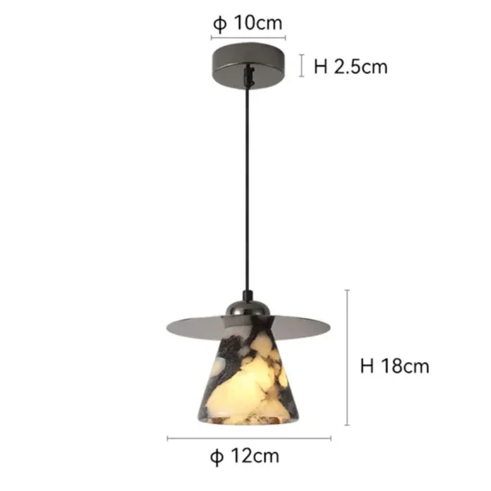 Peakwater Marble Pendant Lamp
