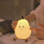 Pear-Shaped Silicone Night Light for the Children's Room | Kelmera