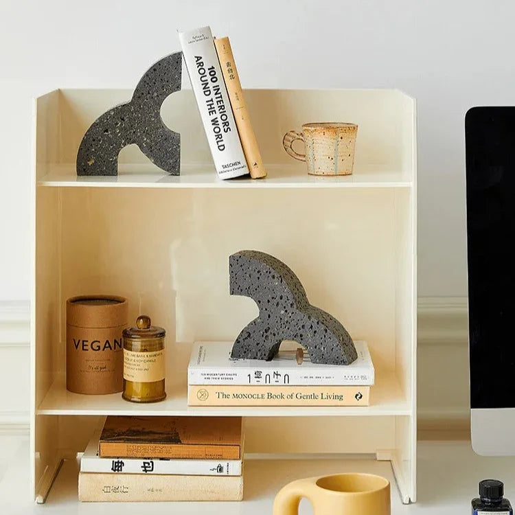Pearl Stone Bookends