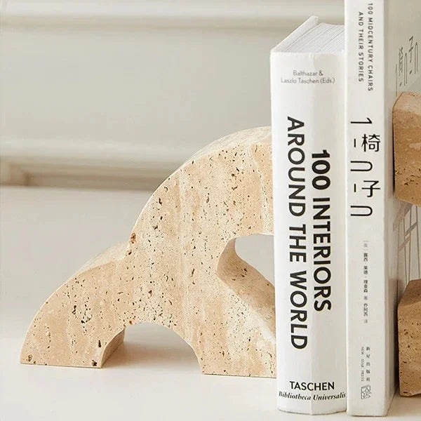 Pearl Stone Bookends