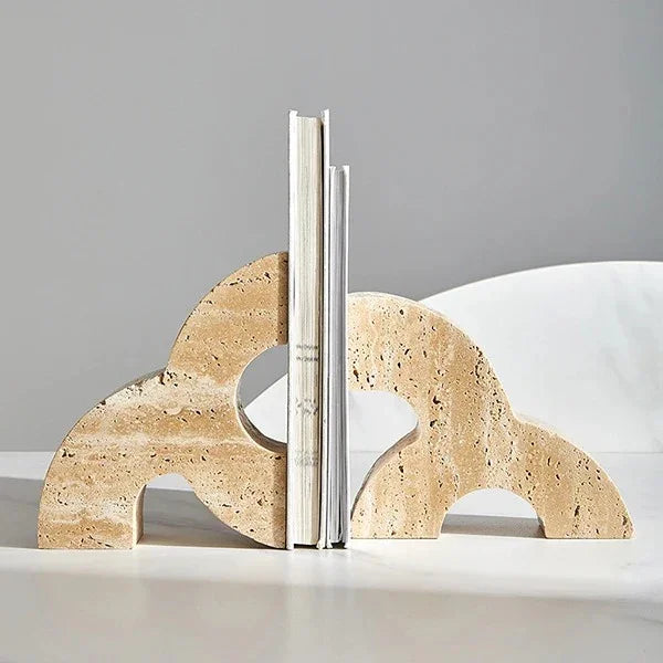 Pearl Stone Bookends