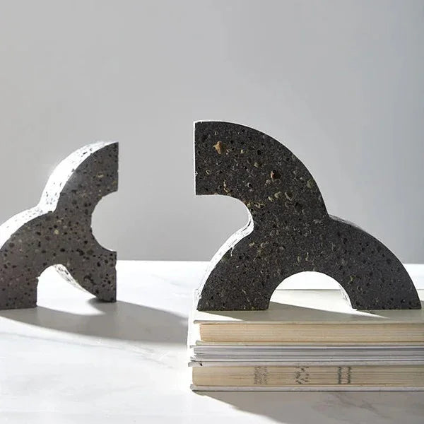 Pearl Stone Bookends