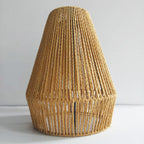 Pendant Light Beige Woven Natural Fiber | Kelmera