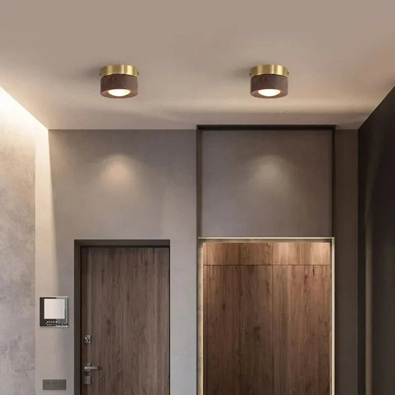 Elmwood Wood Surface Mounted Downlight-Kelmera