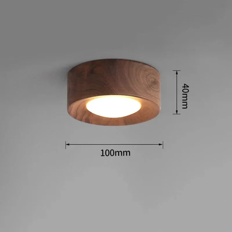 Elmwood Wood Surface Mounted Downlight-Kelmera