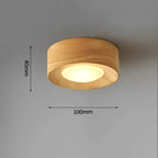 Elmwood Wood Surface Mounted Downlight-Kelmera