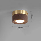 Elmwood Wood Surface Mounted Downlight-Kelmera