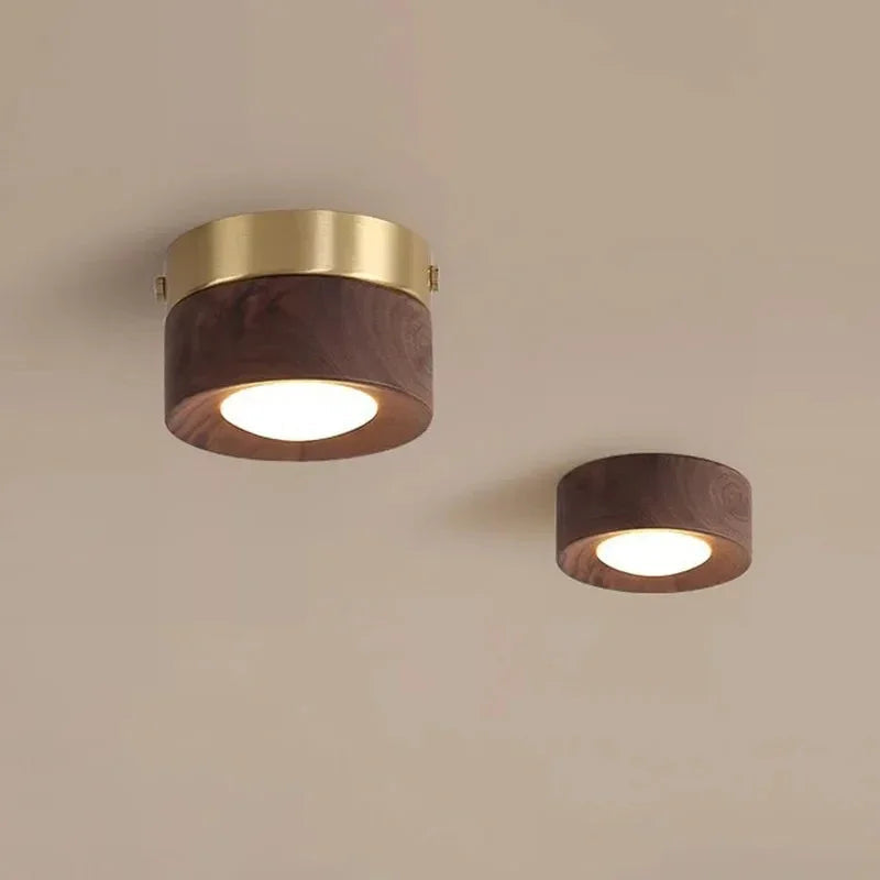 Elmwood Wood Surface Mounted Downlight-Kelmera
