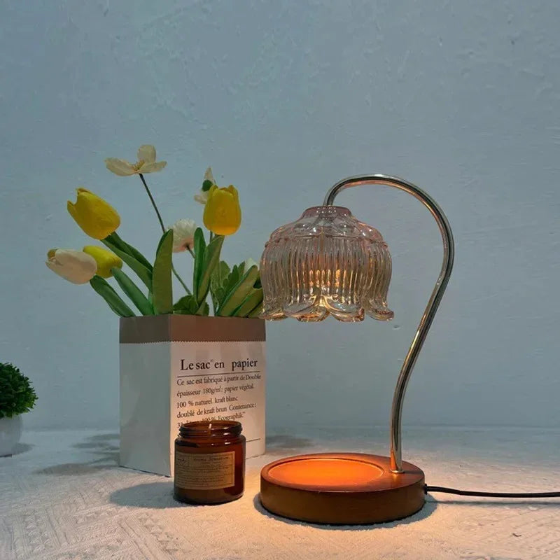 Perlia Glass Candle Warmer Lamp