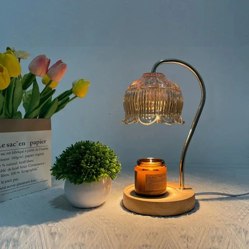 Perlia Glass Candle Warmer Lamp