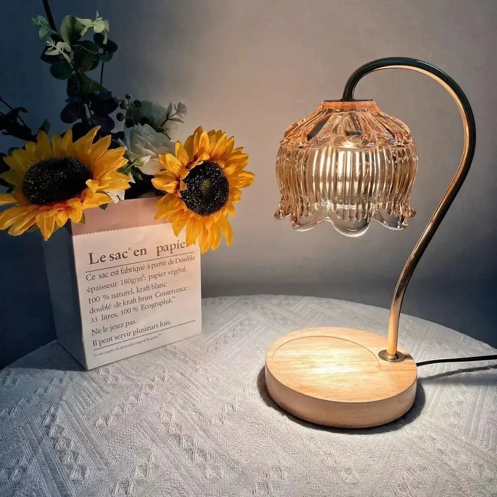 Perlia Glass Candle Warmer Lamp