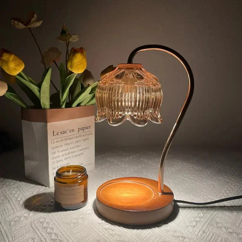 Perlia Glass Candle Warmer Lamp