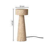 Permora Travertine Table Lamp