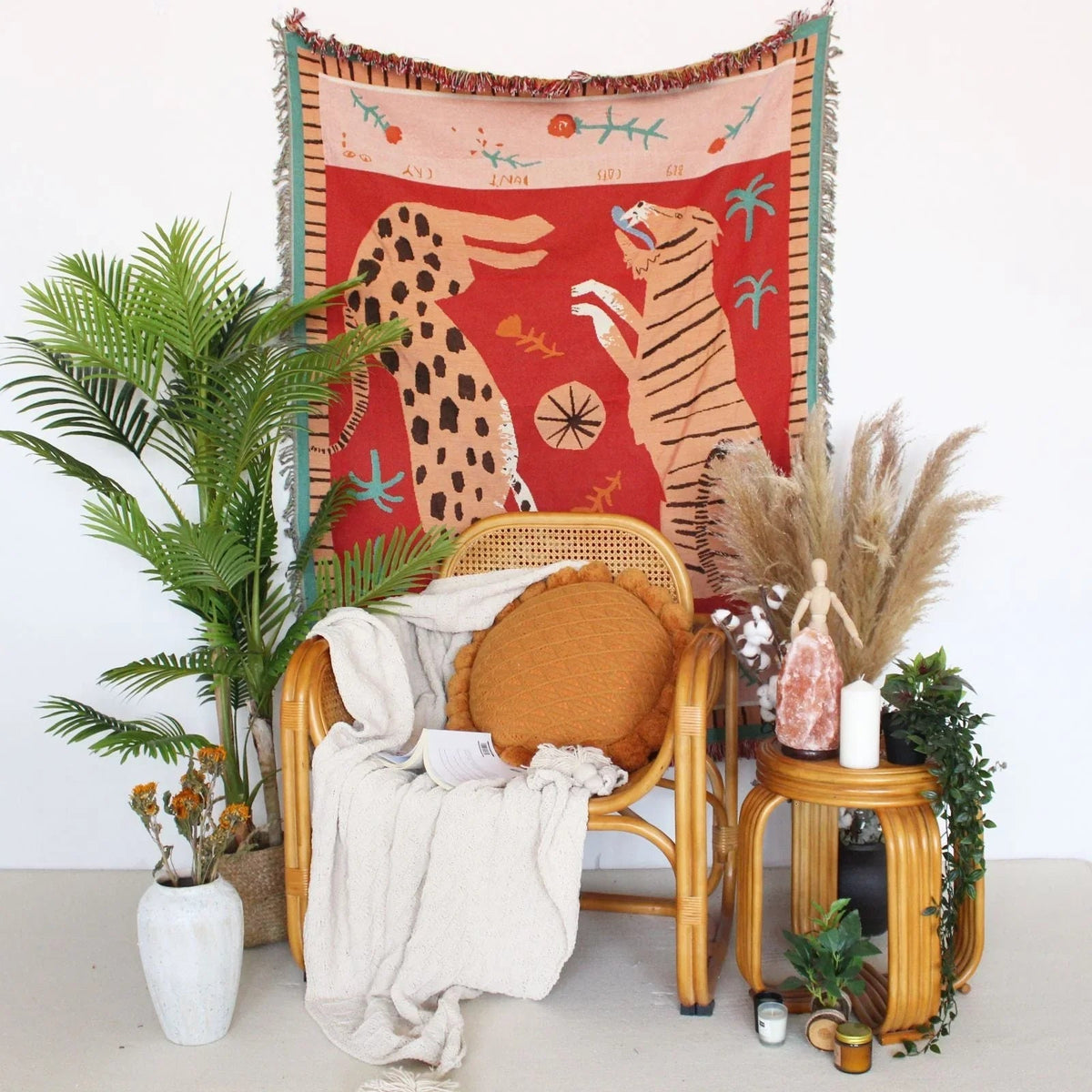 Pertella Woven Throw Blanket
