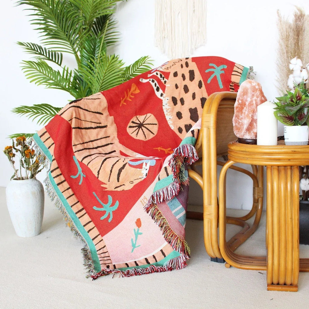 Pertella Woven Throw Blanket