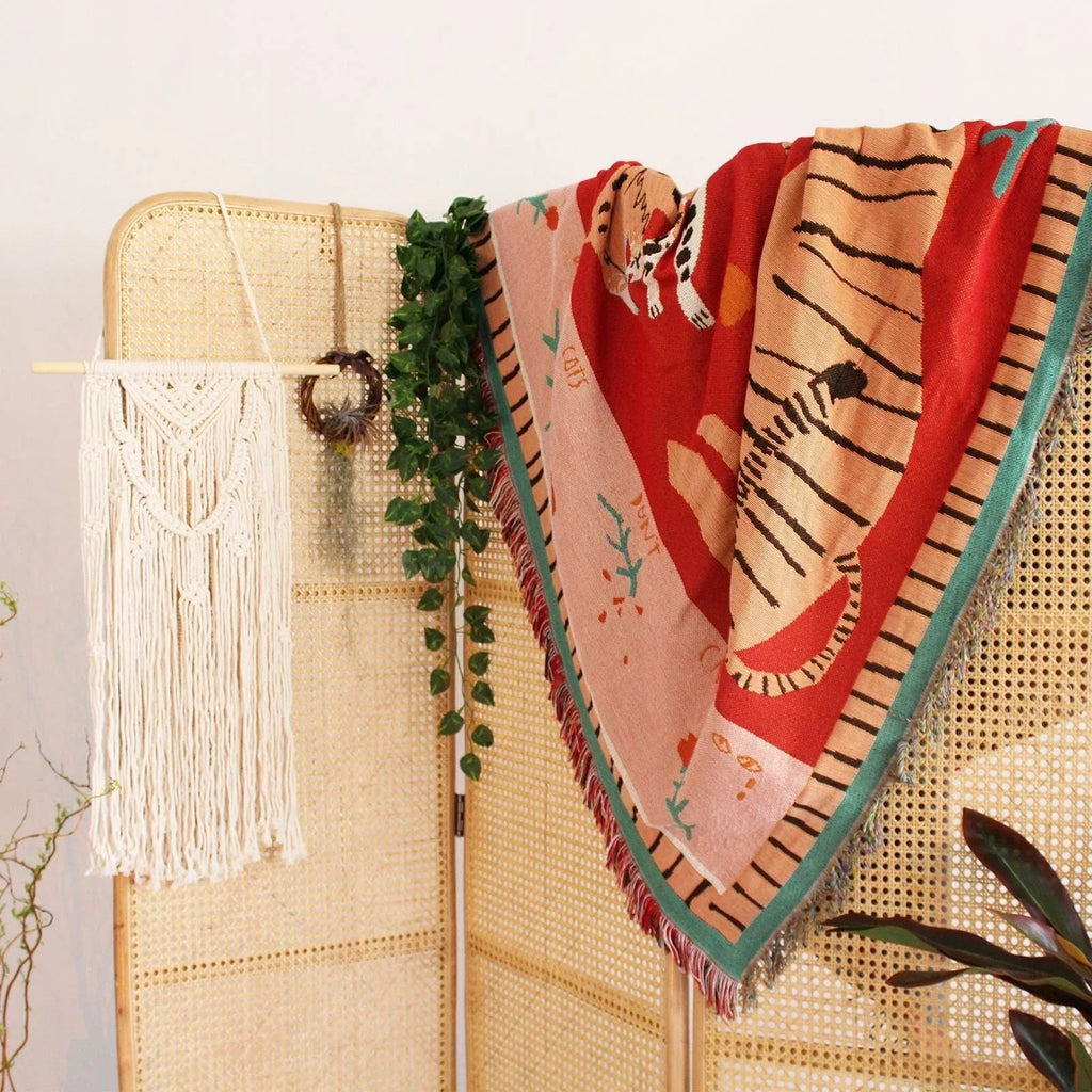 Pertella Woven Throw Blanket