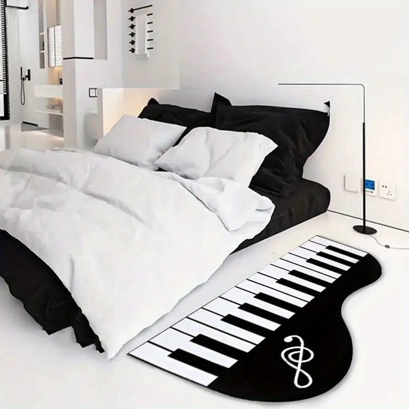 Piano-Themed Area Rug | Kelmera