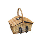 Picnic Basket Glass Handwoven | Kelmera