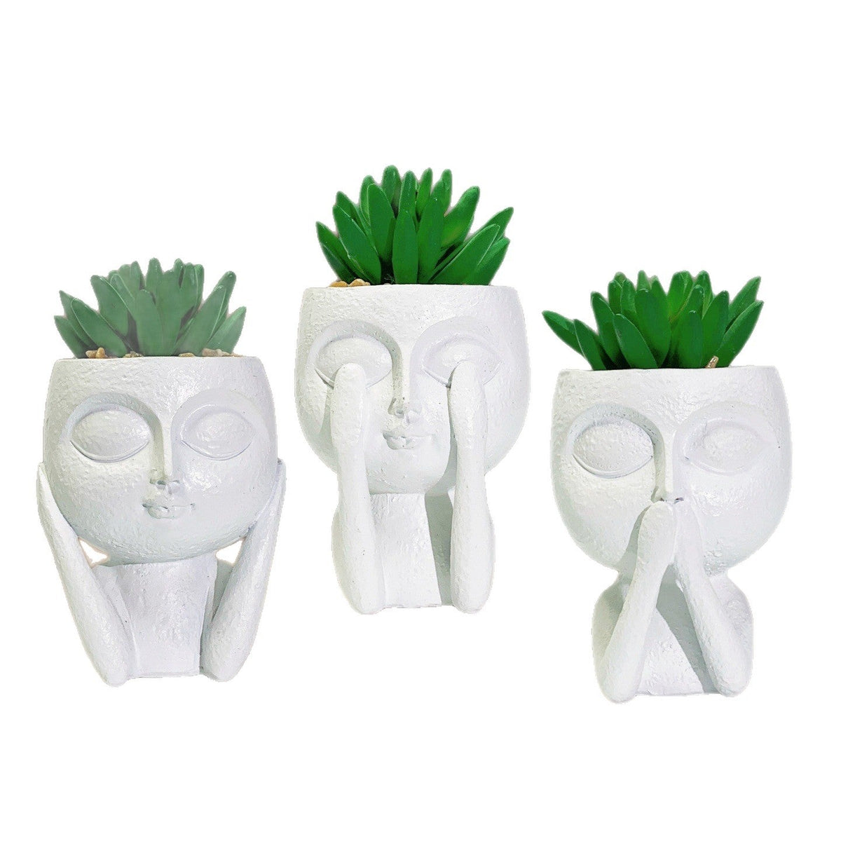 Plant Pot with Face Motif | Kelmera