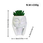 Plant Pot with Face Motif | Kelmera