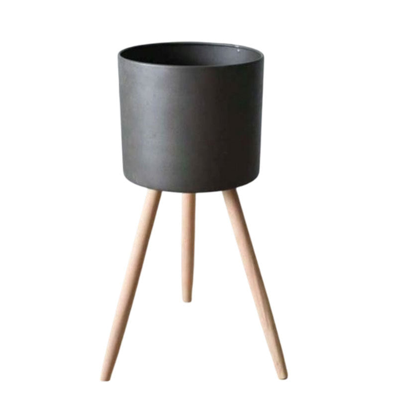 Plant Pot with Wooden Stand | Kelmera