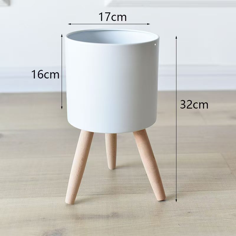 Plant Pot with Wooden Stand | Kelmera