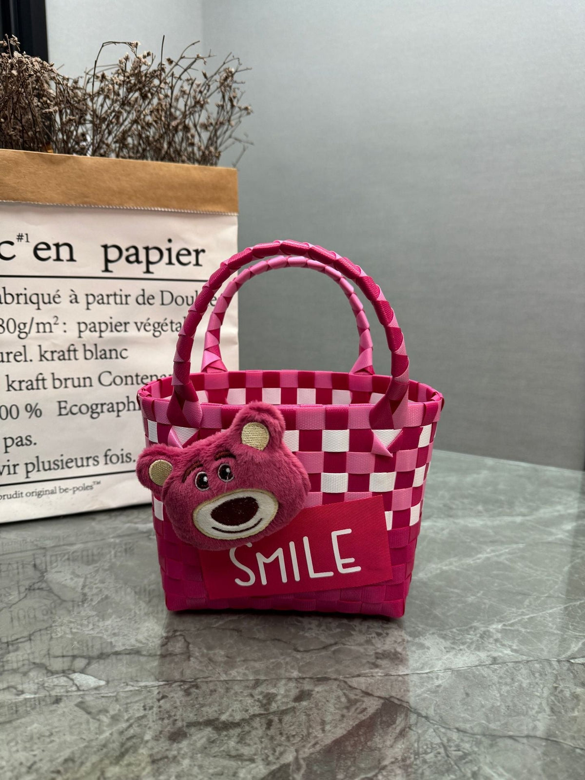 Playful and Colorful Basket Bag | Kelmera