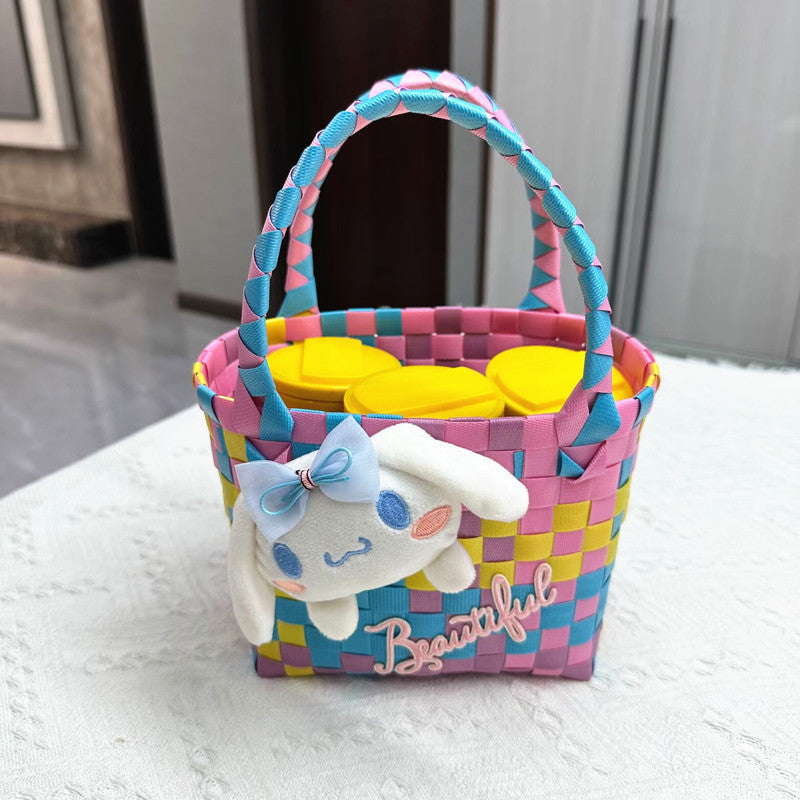 Playful and Colorful Basket Bag | Kelmera