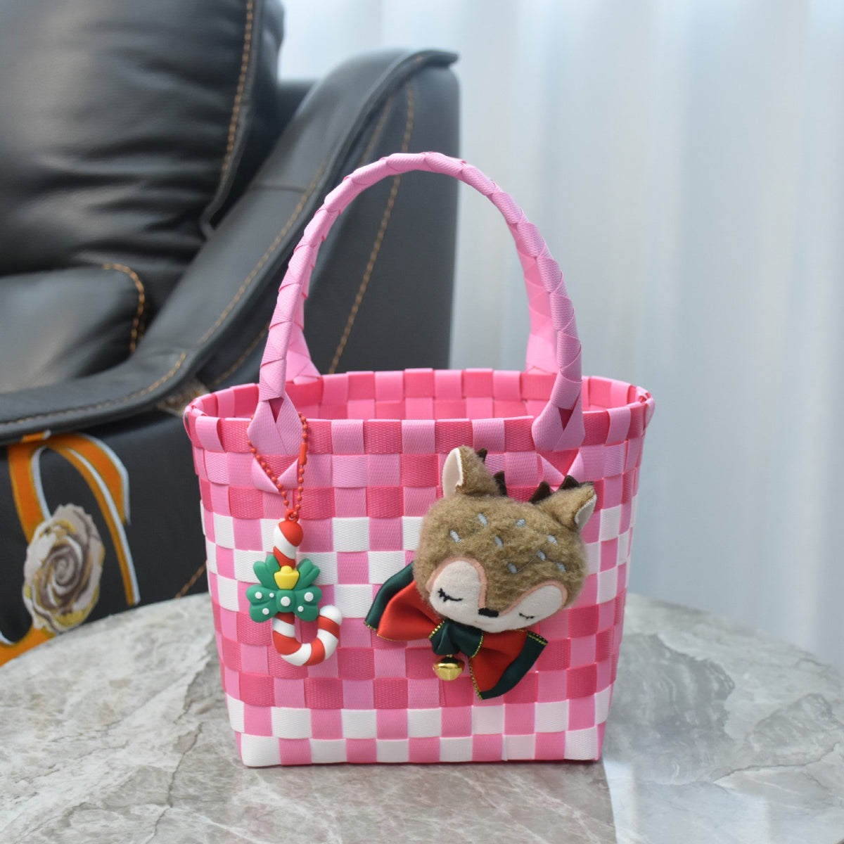 Playful and Colorful Basket Bag | Kelmera