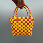 Playful and Colorful Basket Bag | Kelmera